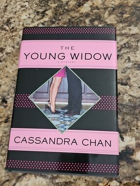 ( Autographed )The Young Widow by Cassandra Chan - Black & Pink Hardcover-